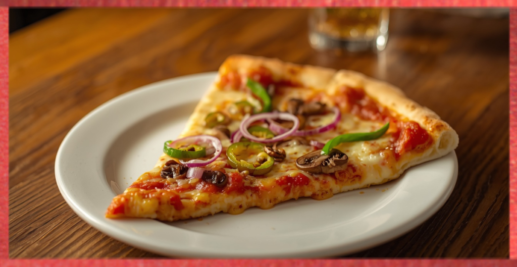 A Large Pizza Slice