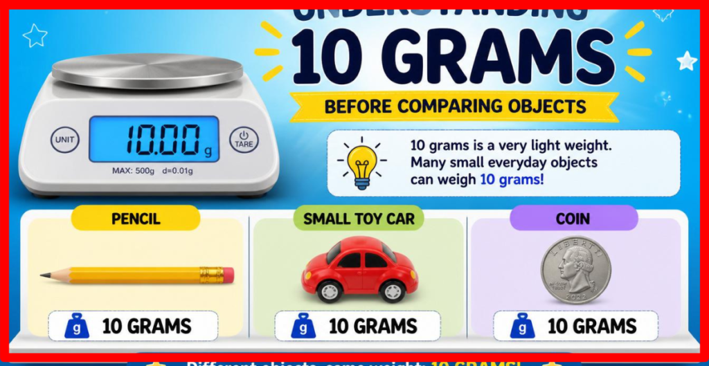 Main Keyword: Things That Weigh 10 Grams