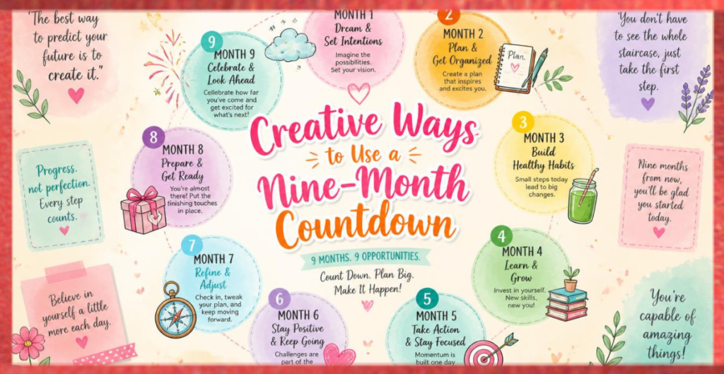 Nine-Month Countdown Ideas