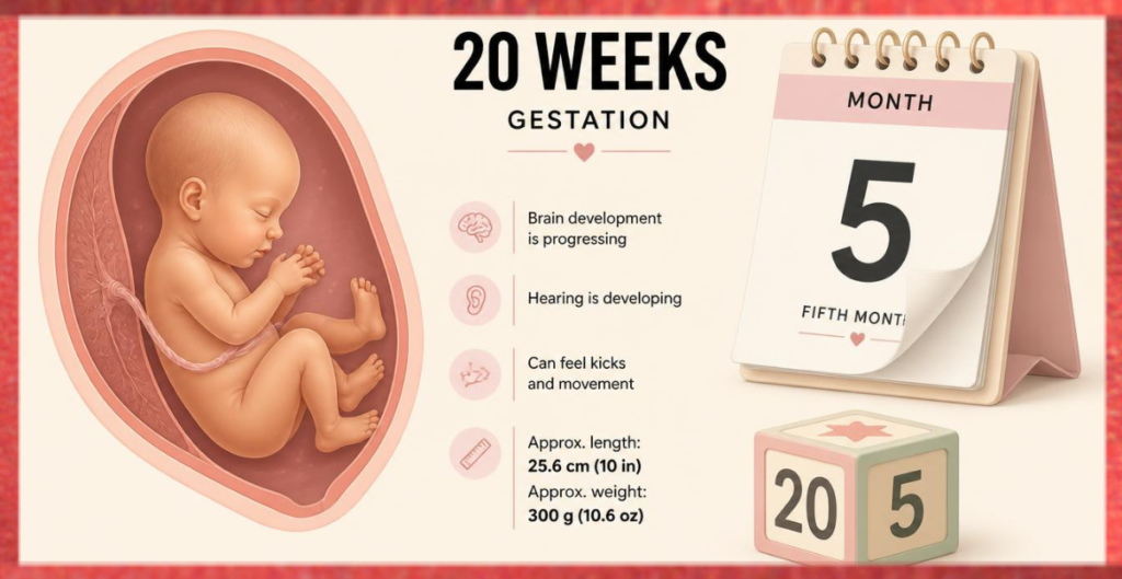 20 Weeks in Months