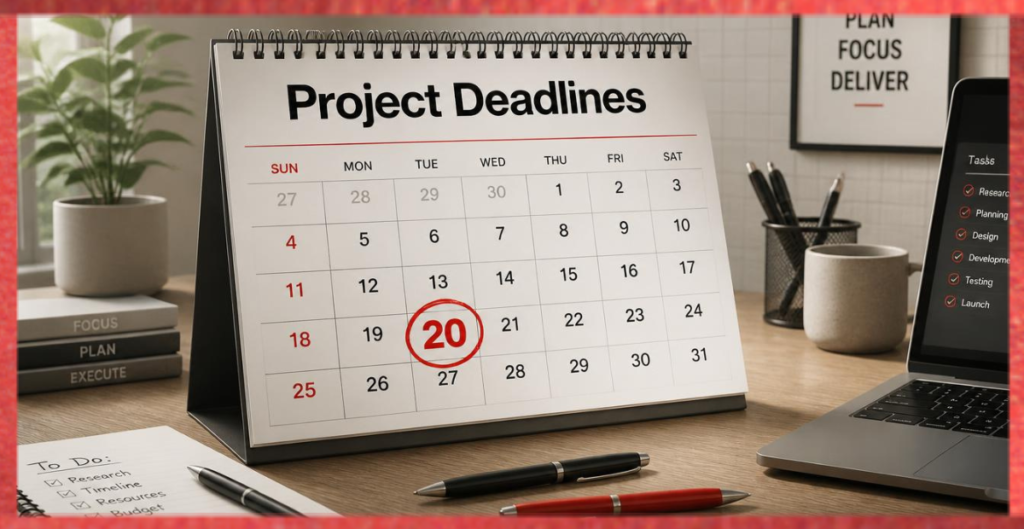 20 Weeks From Today for Project Deadlines