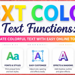 Text Color Text Functions