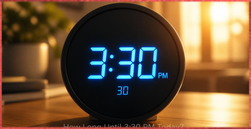How Long Until 3:30 PM Today?