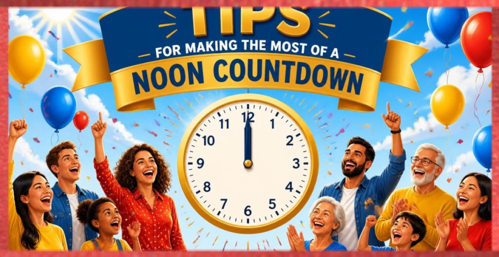 Noon Countdown Tips
