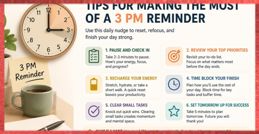 3 PM Reminder