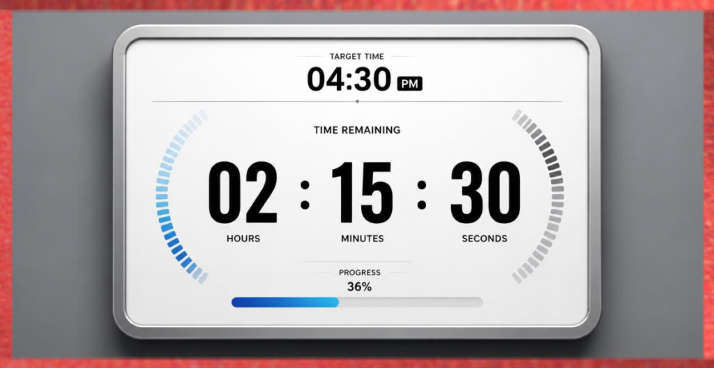 4:30 PM timer calculation