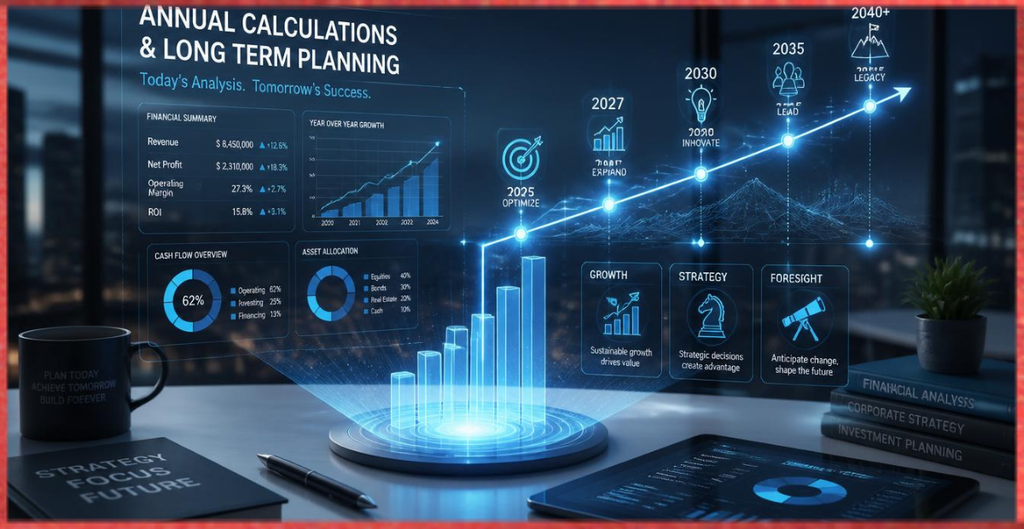 annual calculations and long term planning