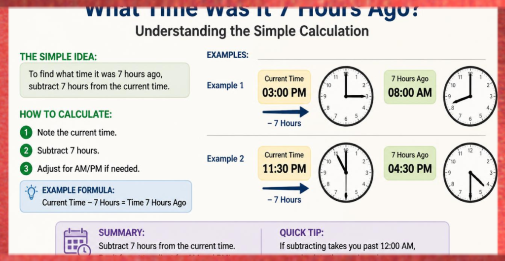what time was it 7 hours ago