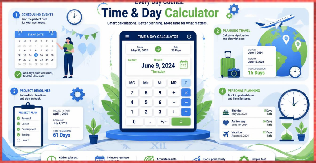 creative ways to use a time or day calculator