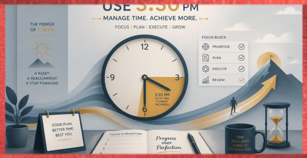 3:30 PM time management