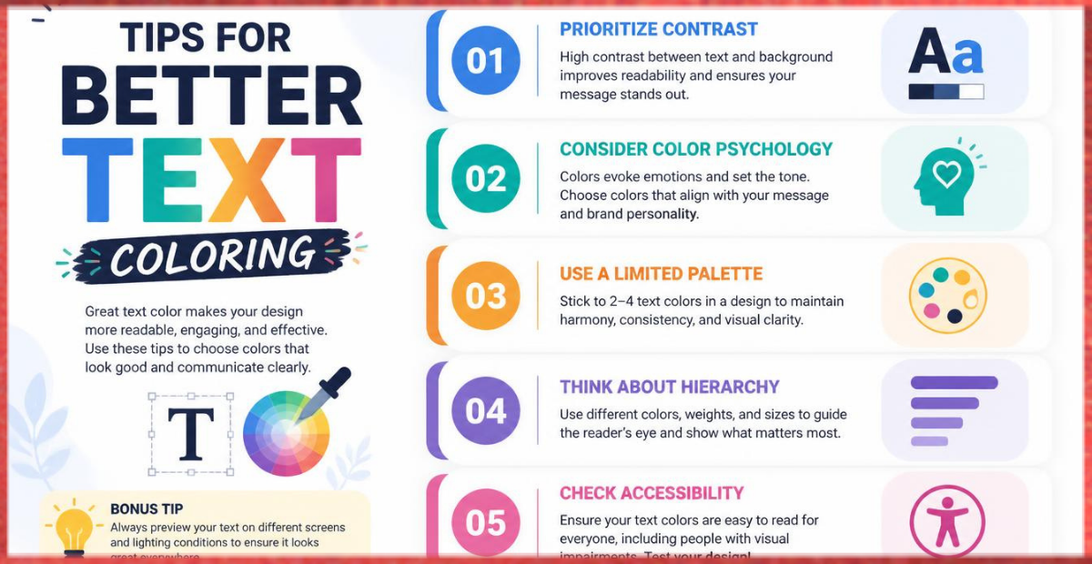 Tips for Better Text Coloring


