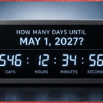 How Many Days Until May 1, 2027?