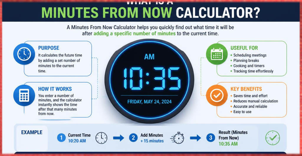 What Is a Minutes From Now Calculator?