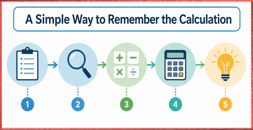 A Simple Way to Remember the Calculation