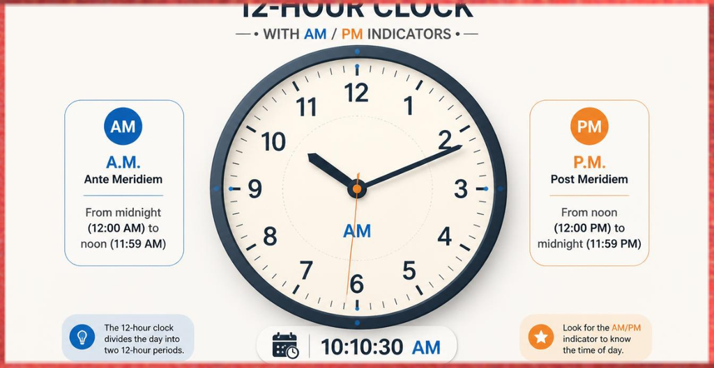 12-Hour Format and AM/PM