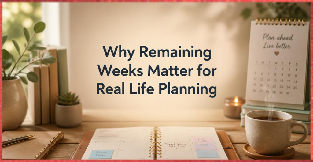 Why Remaining Weeks Matter for Real Life Planning