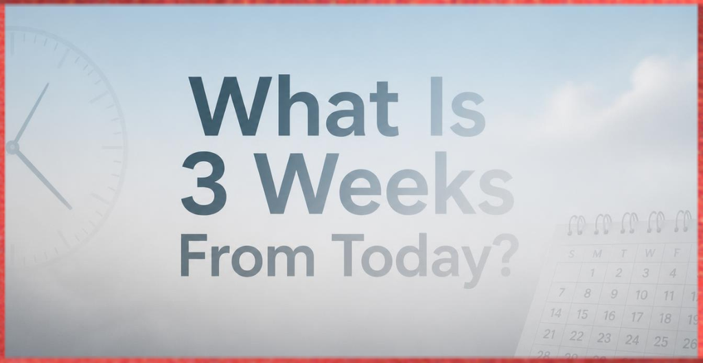 What Is 3 Weeks From Today