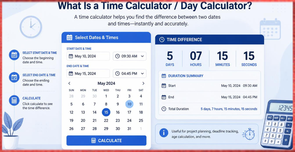 What Is a Time Calculator / Day Calculator?