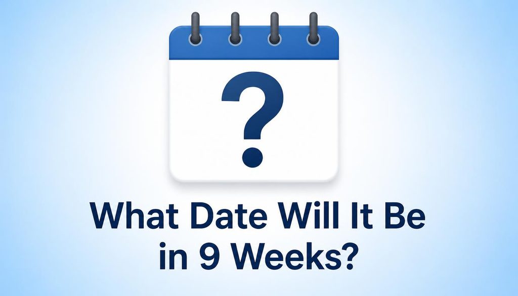 What Date Will It Be in 9 Weeks?