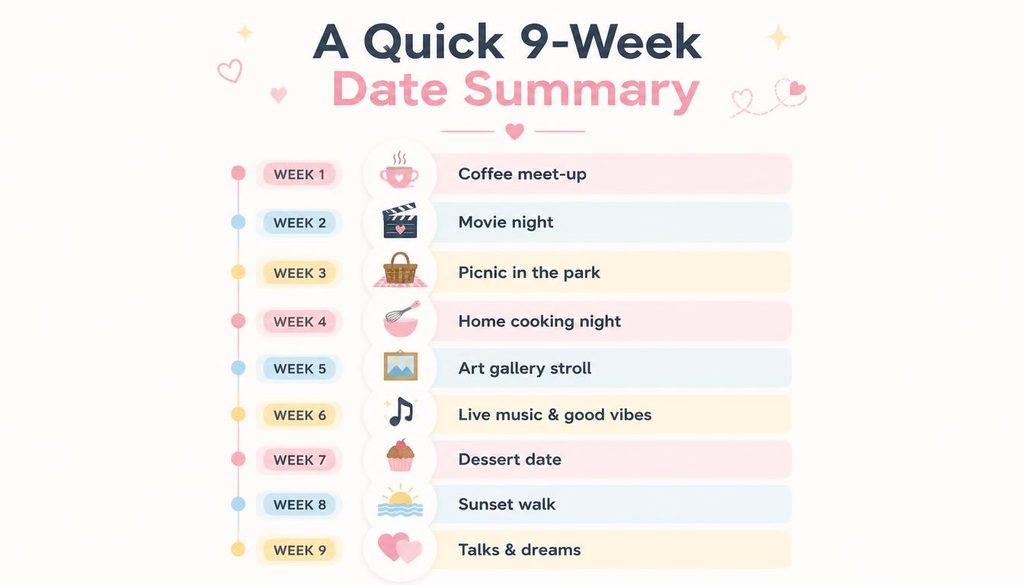 A Quick 9-Week Date Summary