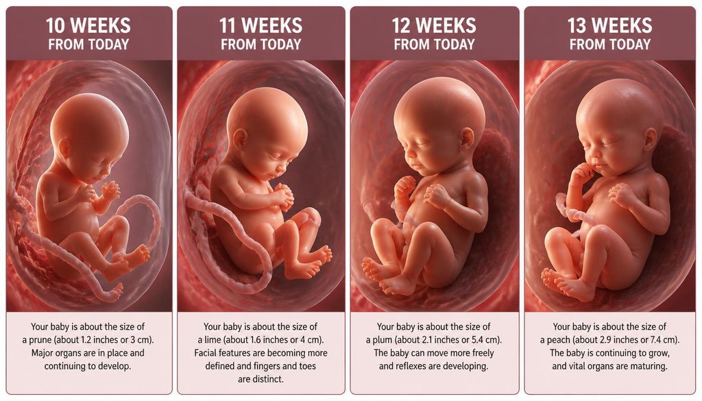 10, 11, 12, and 13 Weeks From Today