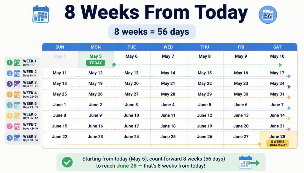 8 Weeks From Today