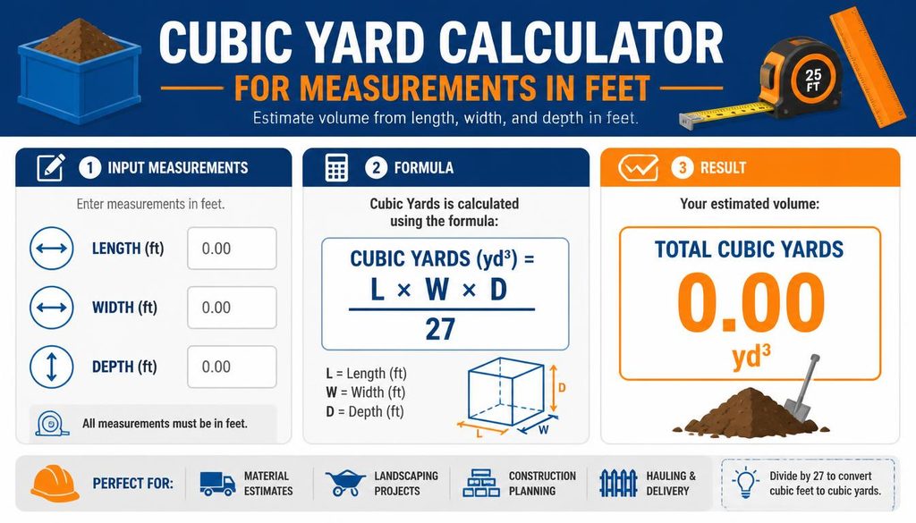 Cubic Yard Calculator