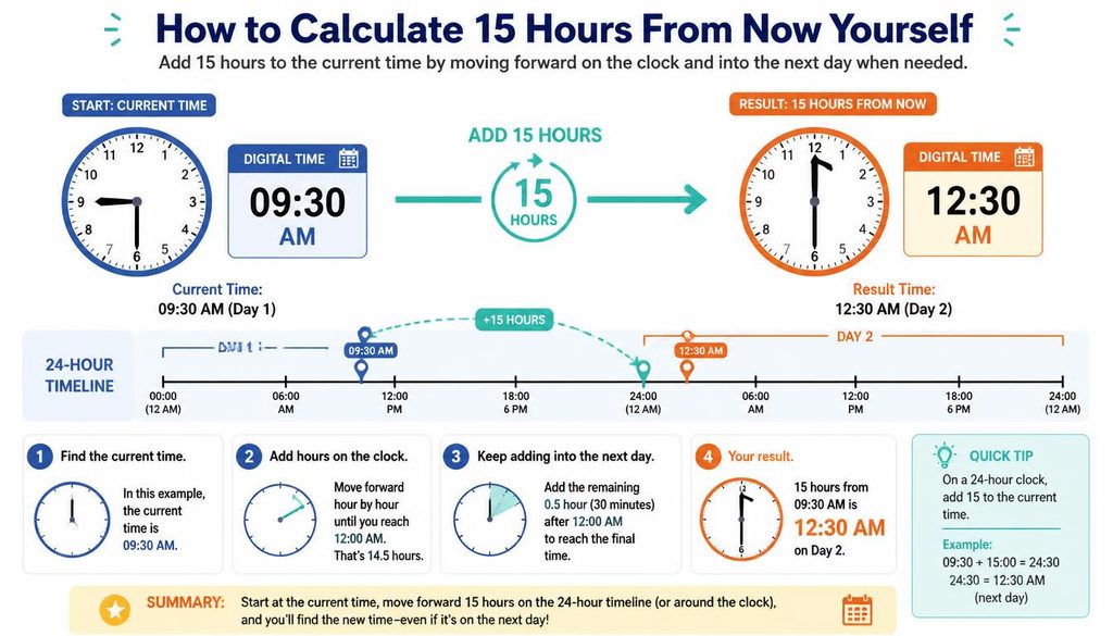 How to Calculate 15 Hours